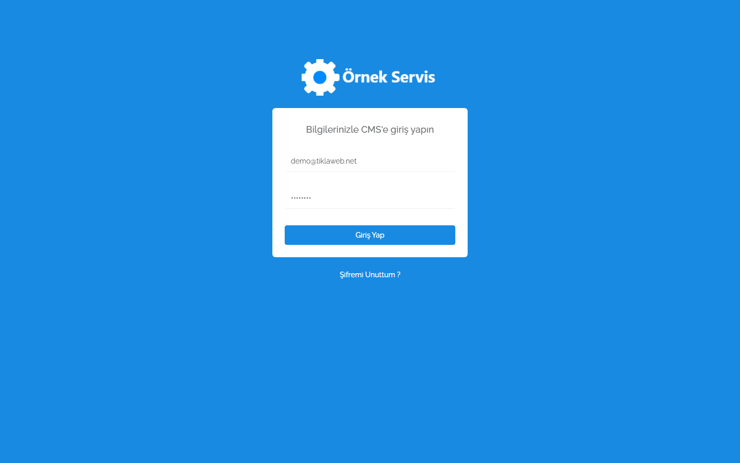 Beyaz Eşya Servisi Web Sitesi Scripti