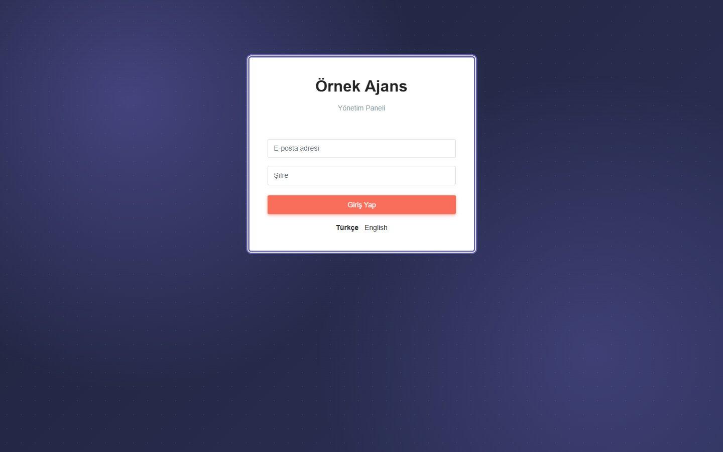 Kurumsal Ajans Web Sitesi Scripti