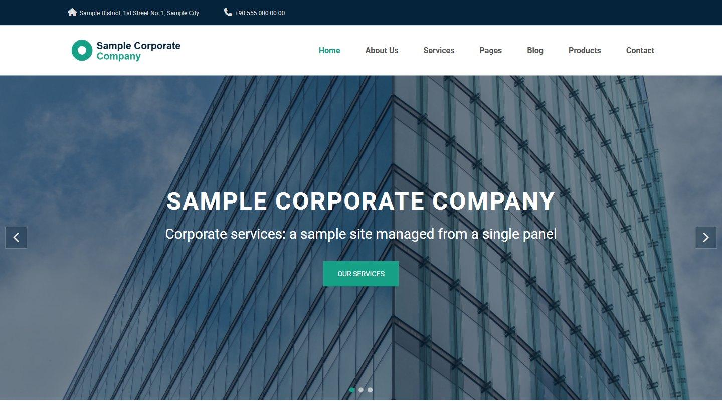 Kurumsal Firma Web Sitesi Scripti