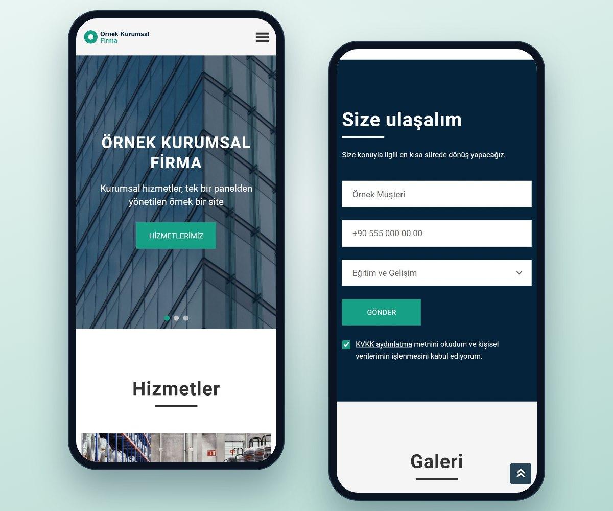 Kurumsal Firma Web Sitesi Scripti